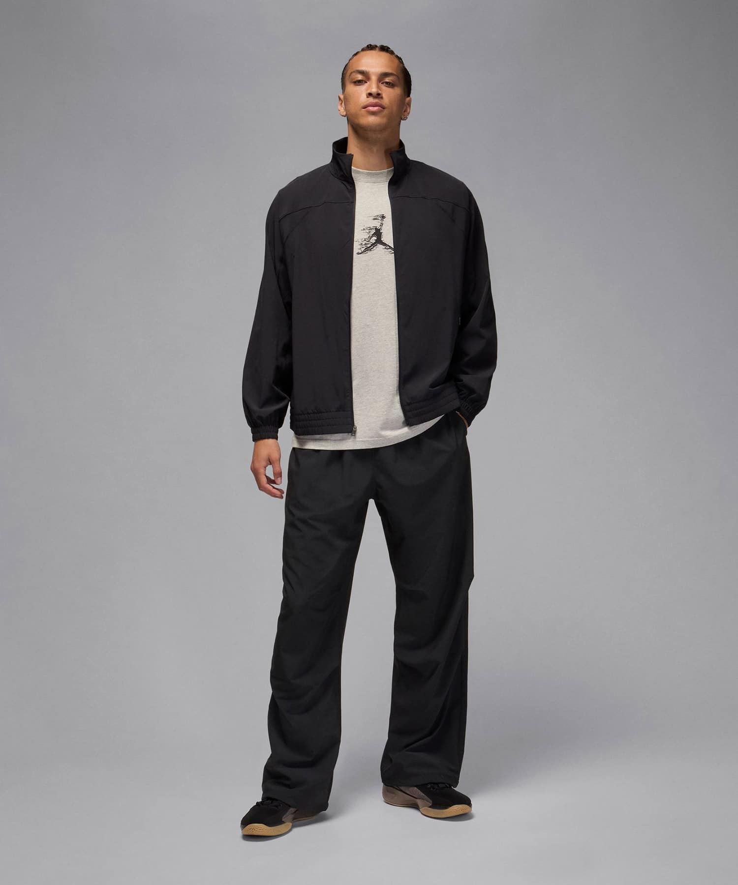 JORDAN BRAND M J DF SPRT WOVEN PANT JT BLACK/UNIVERSITY RED