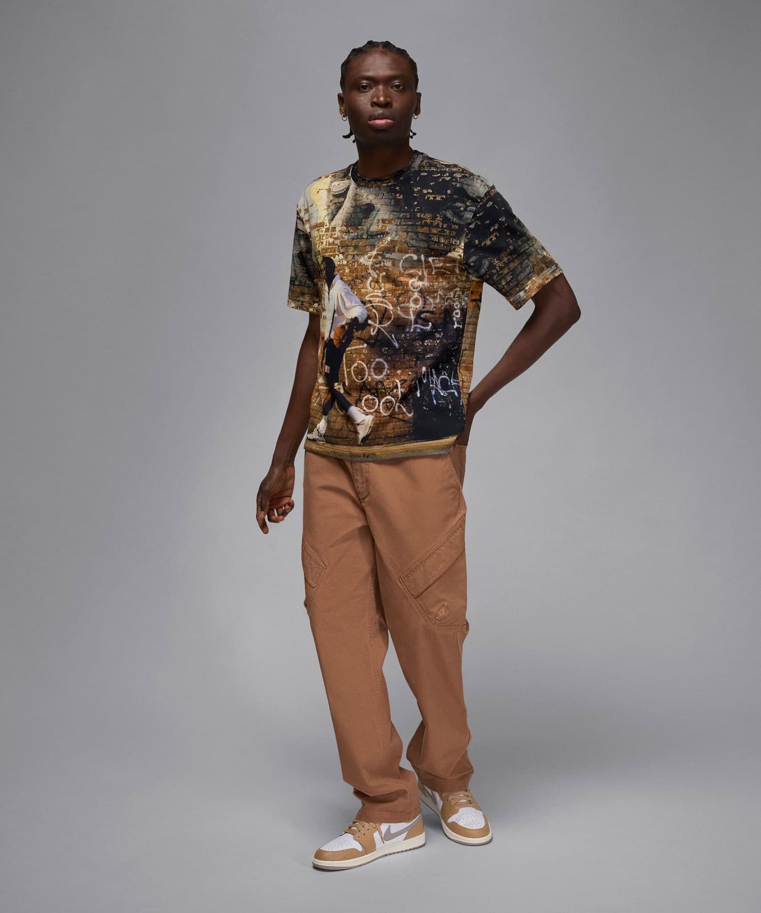 JORDAN BRAND M J AIR JDN WM 85 AOP SS CR OFF NOIR/SAIL（ジョーダン