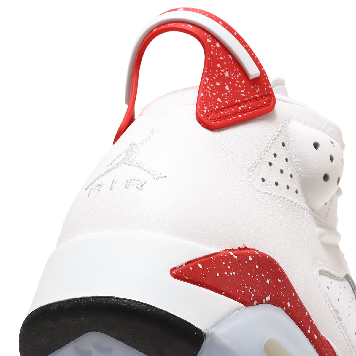 JORDAN BRAND AIR JORDAN 6 RETRO WHITE/UNIVERSITY RED-BLACK 22FA-I