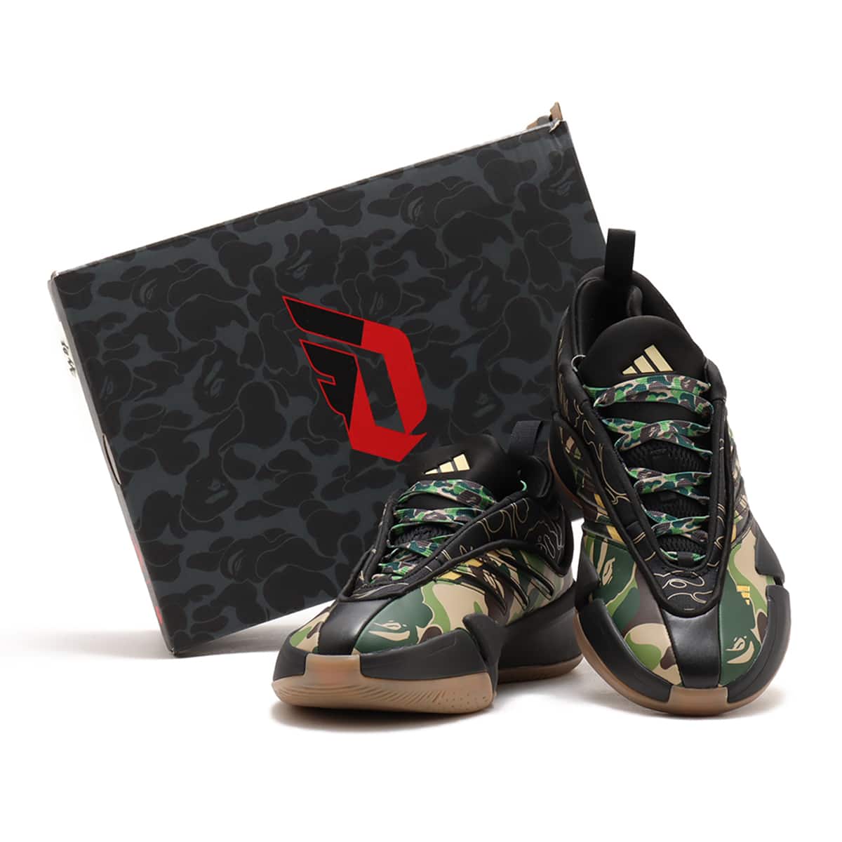 adidas BAPE DAME9 CBLACK/CBLACK/CBLACK （アディダス ベイプ デイム9
