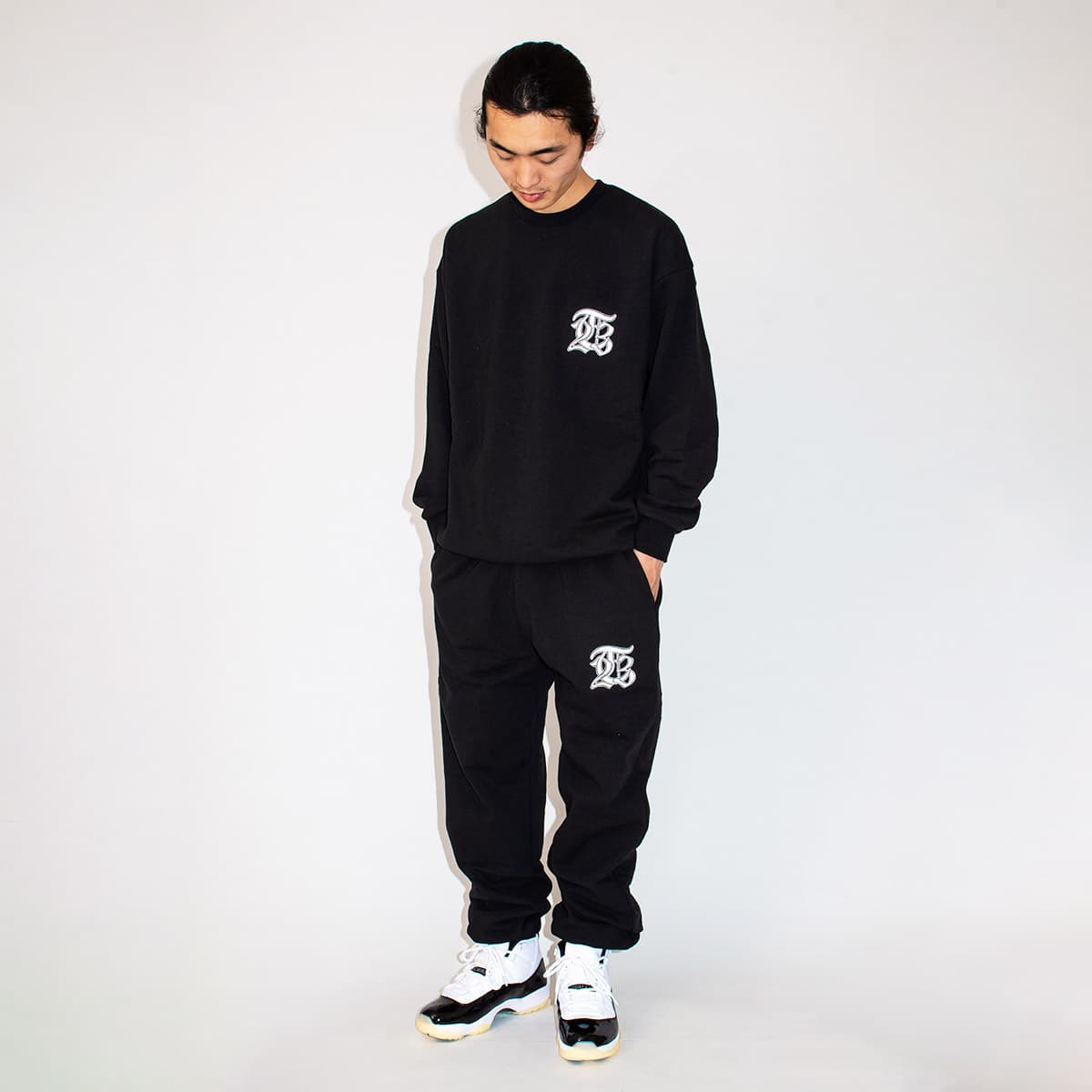 TOKYO 23 CREW NECK SWEAT SHIRTS BLACK 23FW-I（トウキョウ 23 クルー
