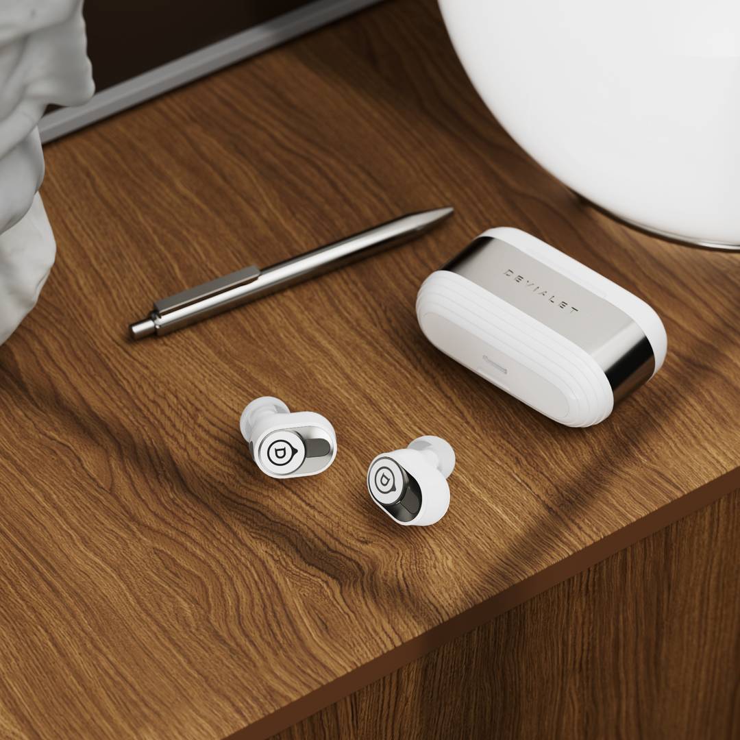 Devialet Gemini II White - Luxury Wireless Earbuds
