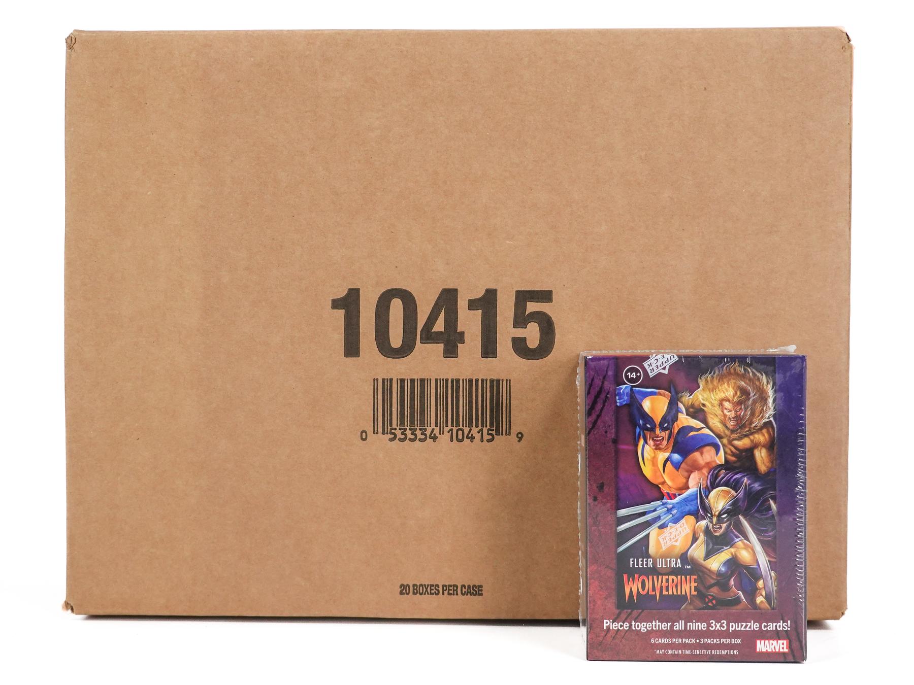 2024 Upper Deck Marvel Fleer Ultra Wolverine Blaster 20-Box Case