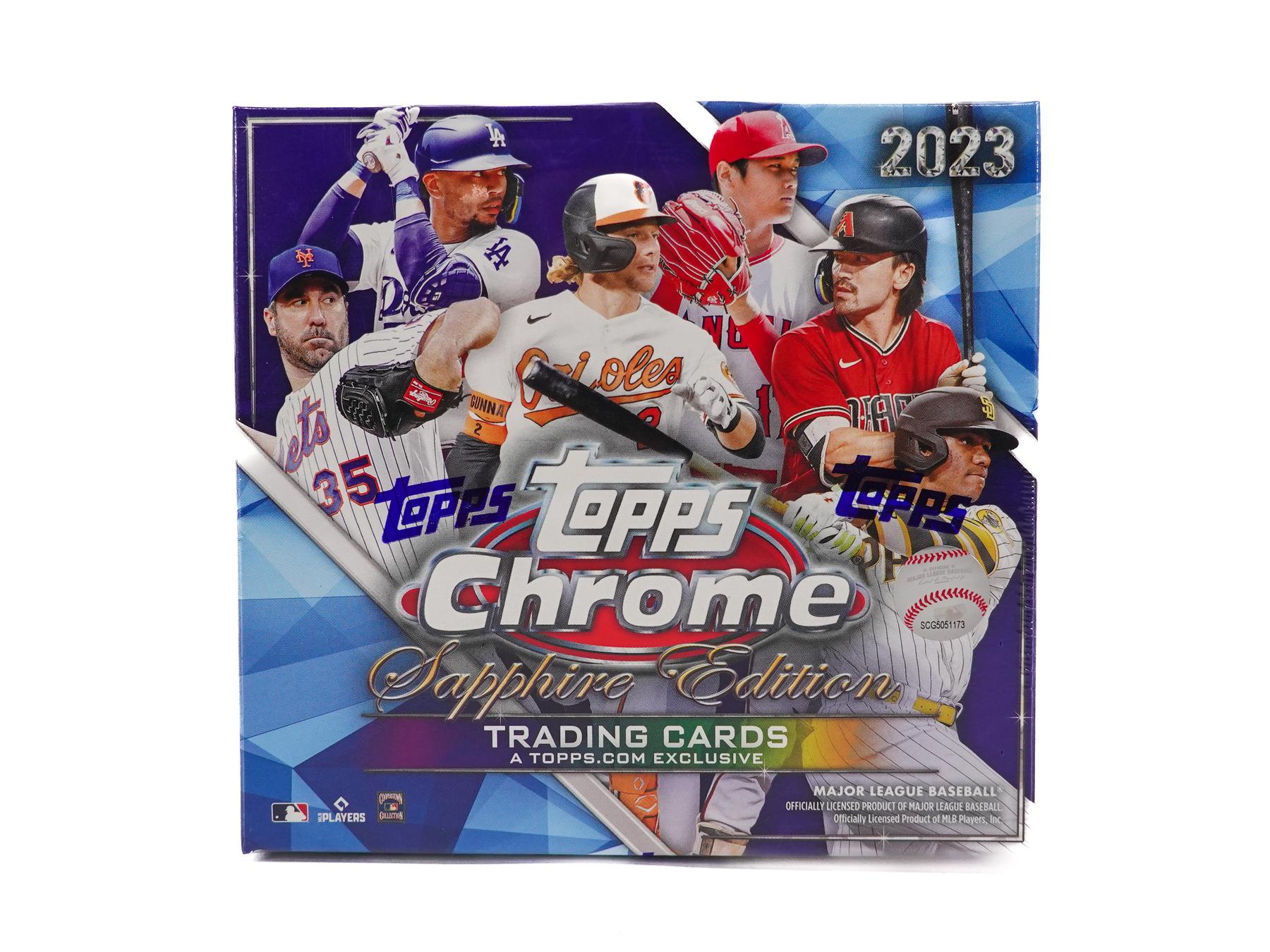 2023 Topps Chrome Sapphire Baseball Hobby Box | DA Card World