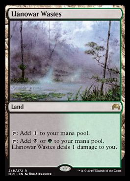 Llanowar Wastes Price From Apocalypse APC