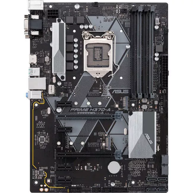 ASUS PRIME H370-A/CSM Desktop Motherboard - 1x Socket H4 LGA-1151