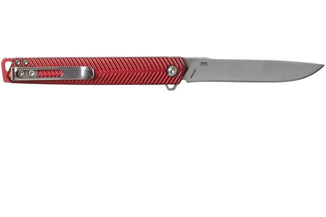 CRKT Stylus Maroon K820BXP pocket knife, Ken Onion design