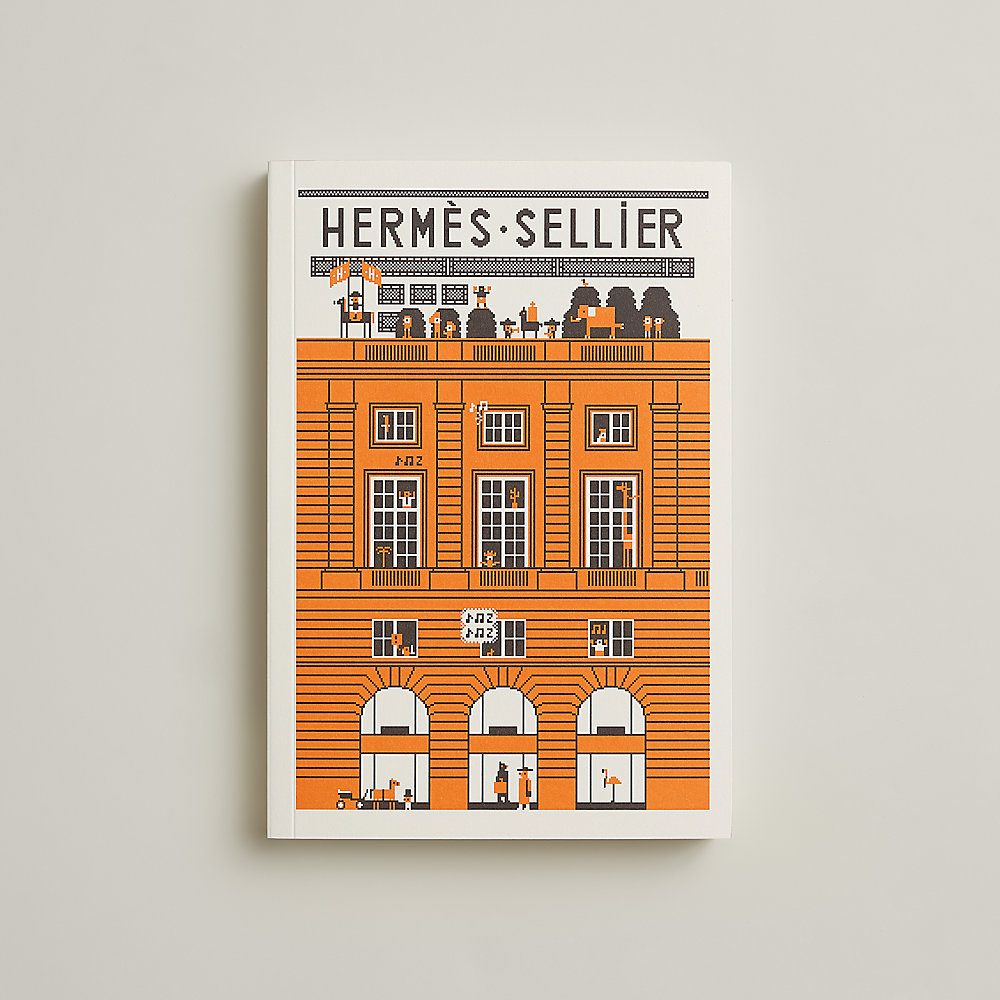 Faubourg blank notebook - Grey | Hermès Mainland China
