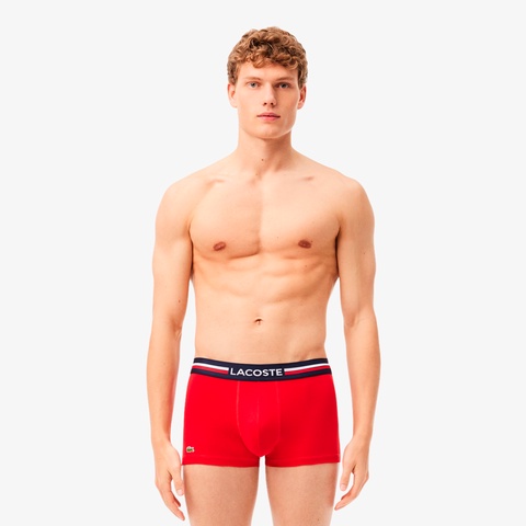 トリコロールボーダー3パックボクサーパンツ 5H3386L - ラコステ