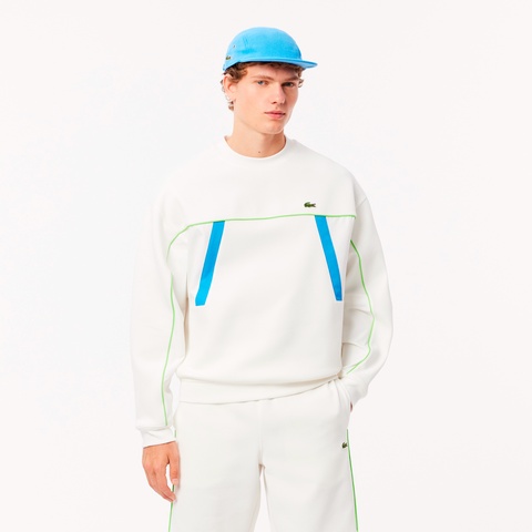 切り替えダブルフェイススウェットクルーネック SH3441 - ラコステ