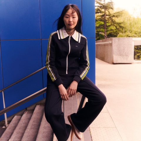 ショルダーニットテーピングトラックジャケット SF2656 - ラコステ