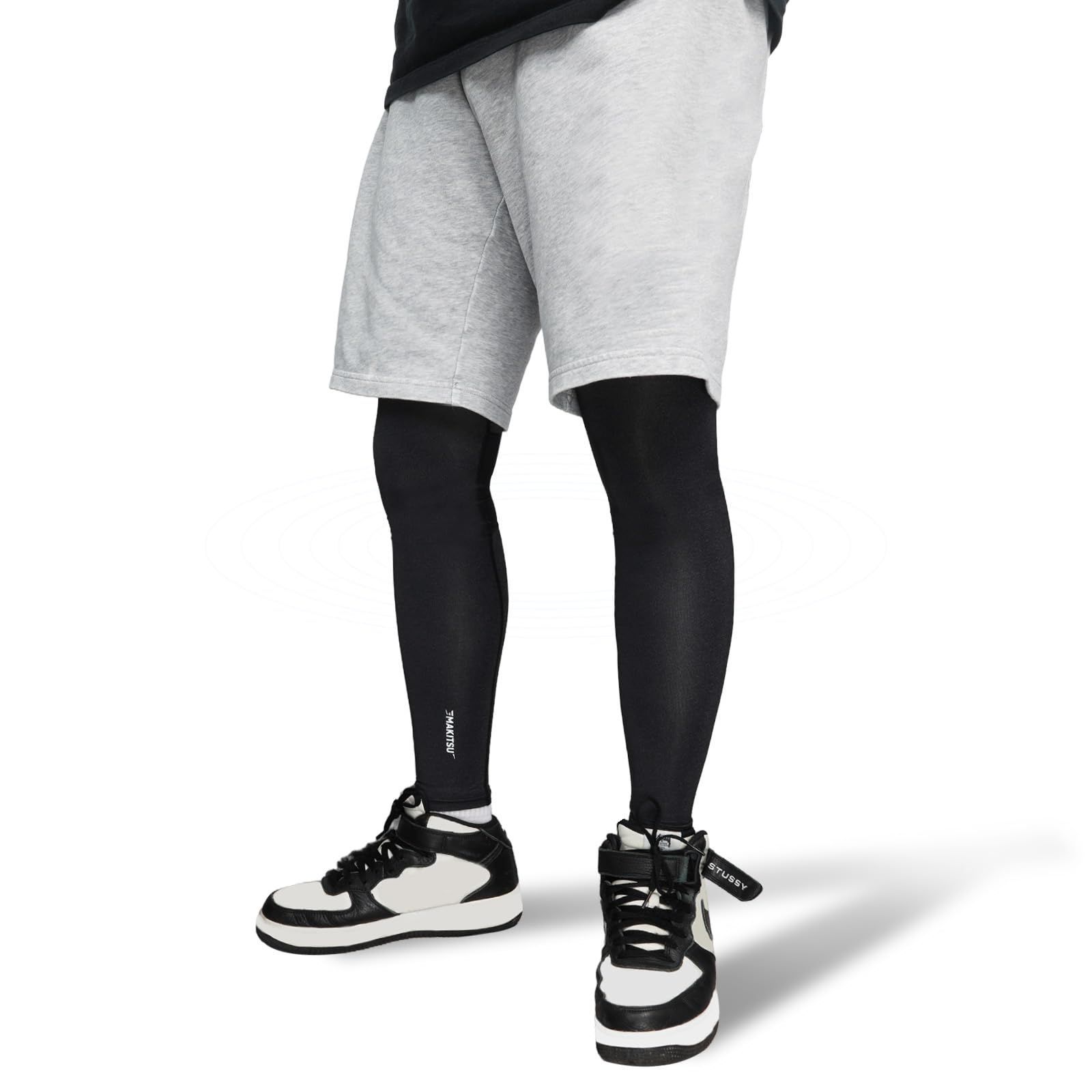 人気商品】[Makitsu] レッグカバー メンズ サイクル 夏 レッグスリーブ