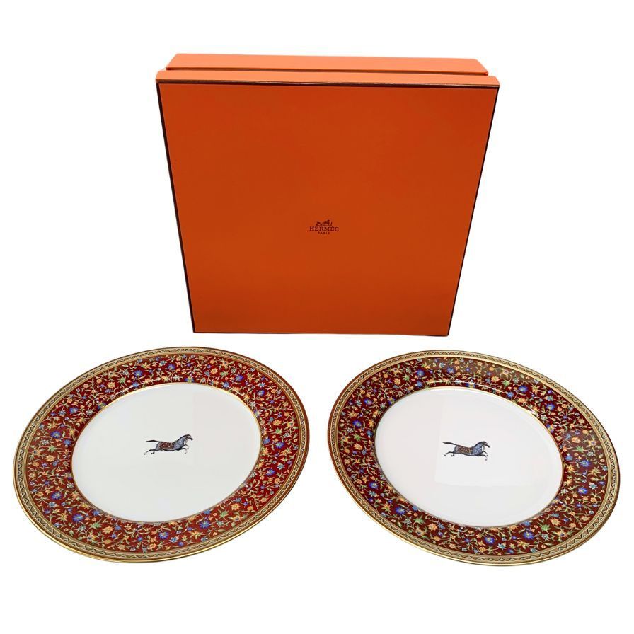 エルメス プレート シュヴァルドリアン ホース ホワイト【AFI28