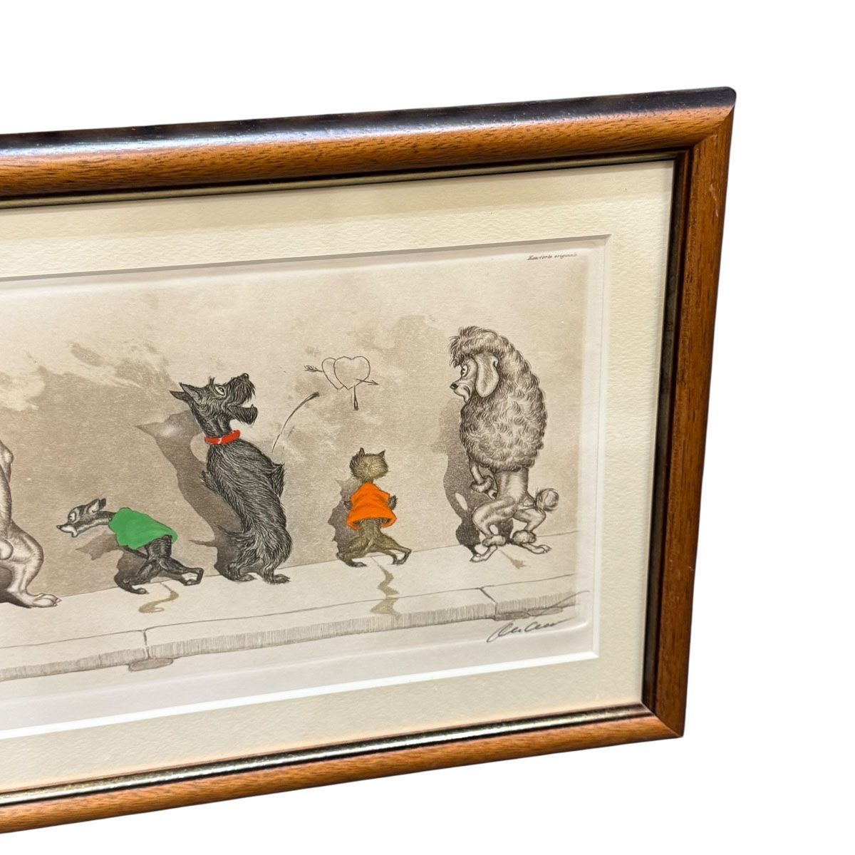 ◇ボリス オクライン◇銅版画 『犬のおしっこ』 dirty dogs of paris