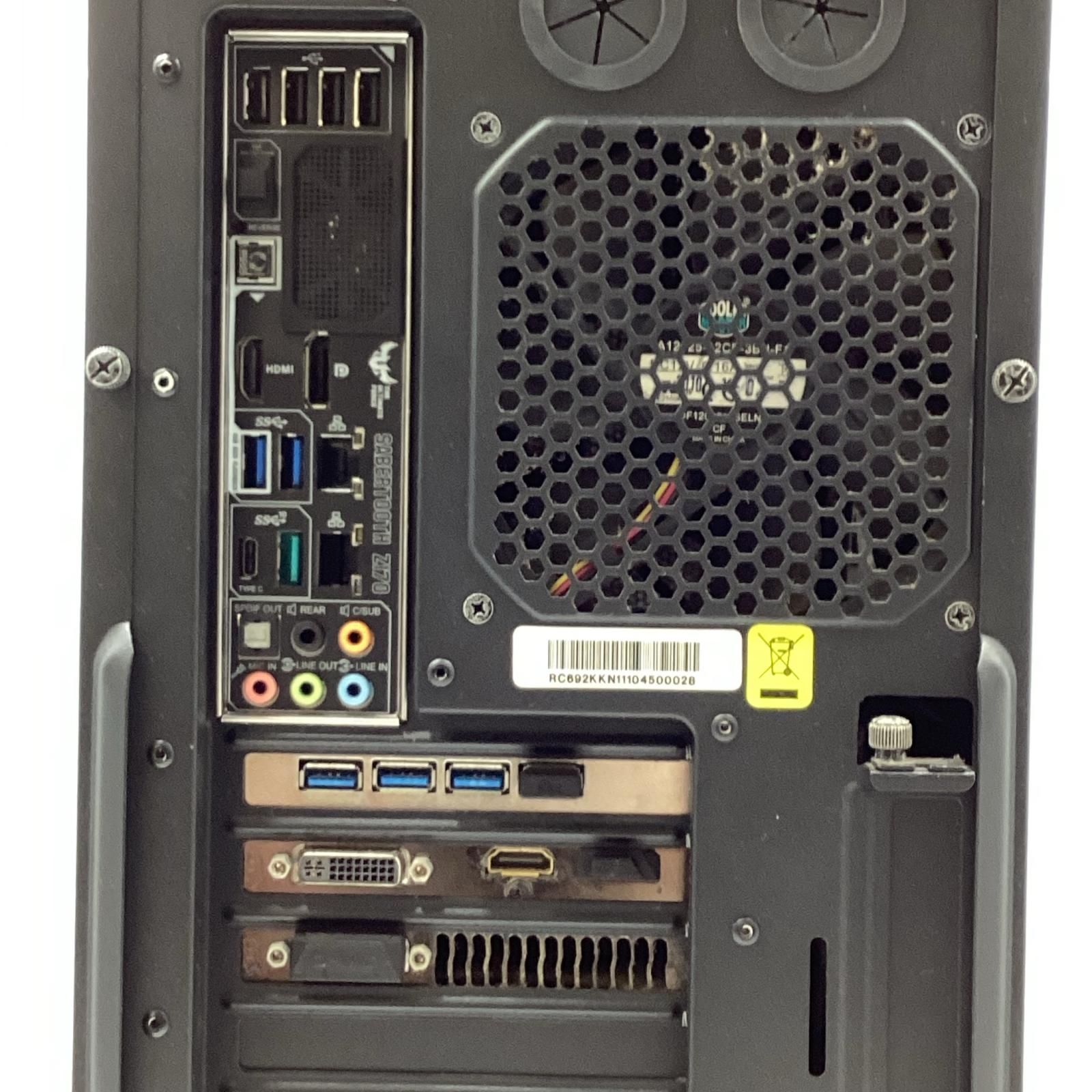 自作ゲーミングデスクトップPC i7-6700K 16GB M.2 SSD 500GB HDD 6TB