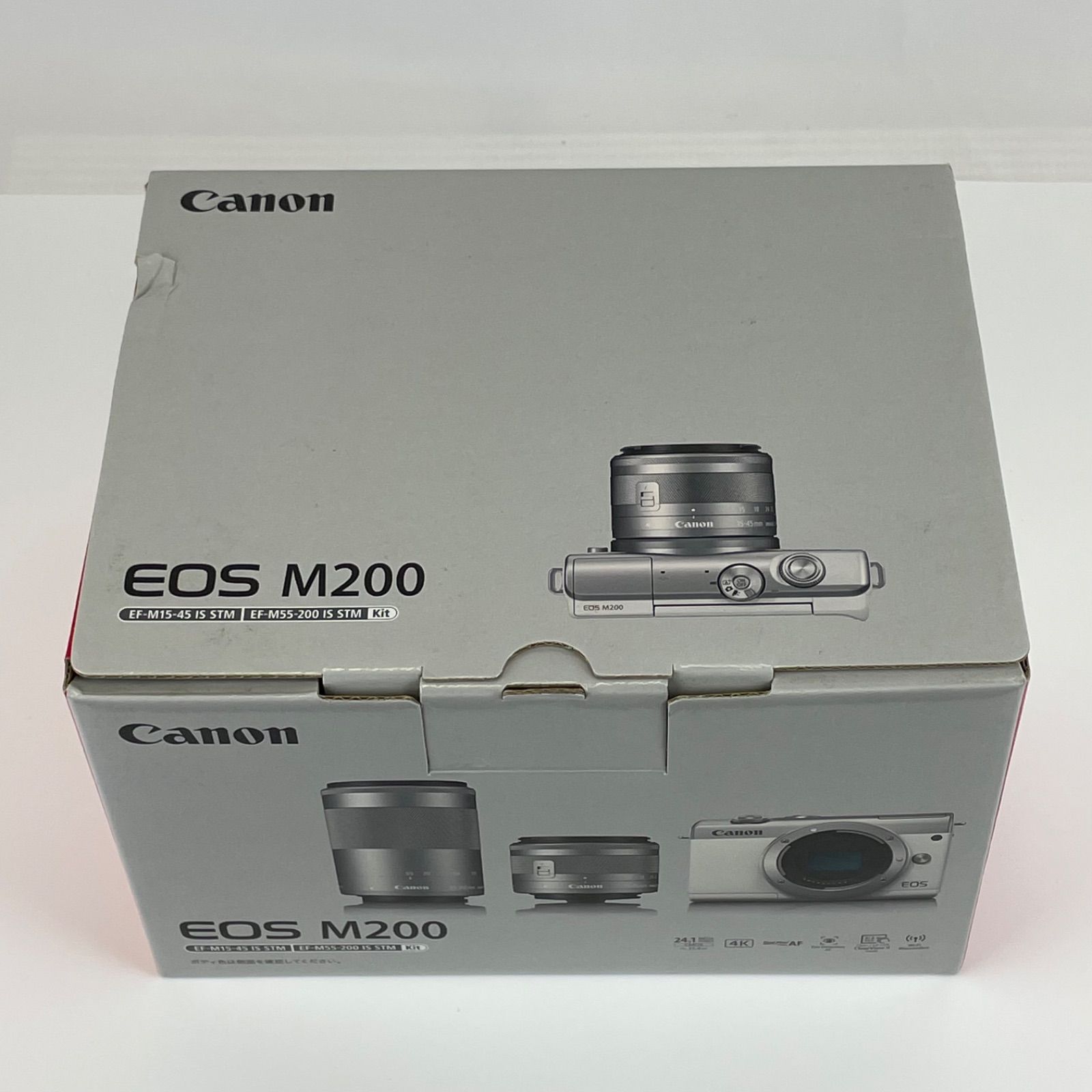 展示未使用品】Canon ミラーレス一眼カメラ EOS M200 ダブルズーム