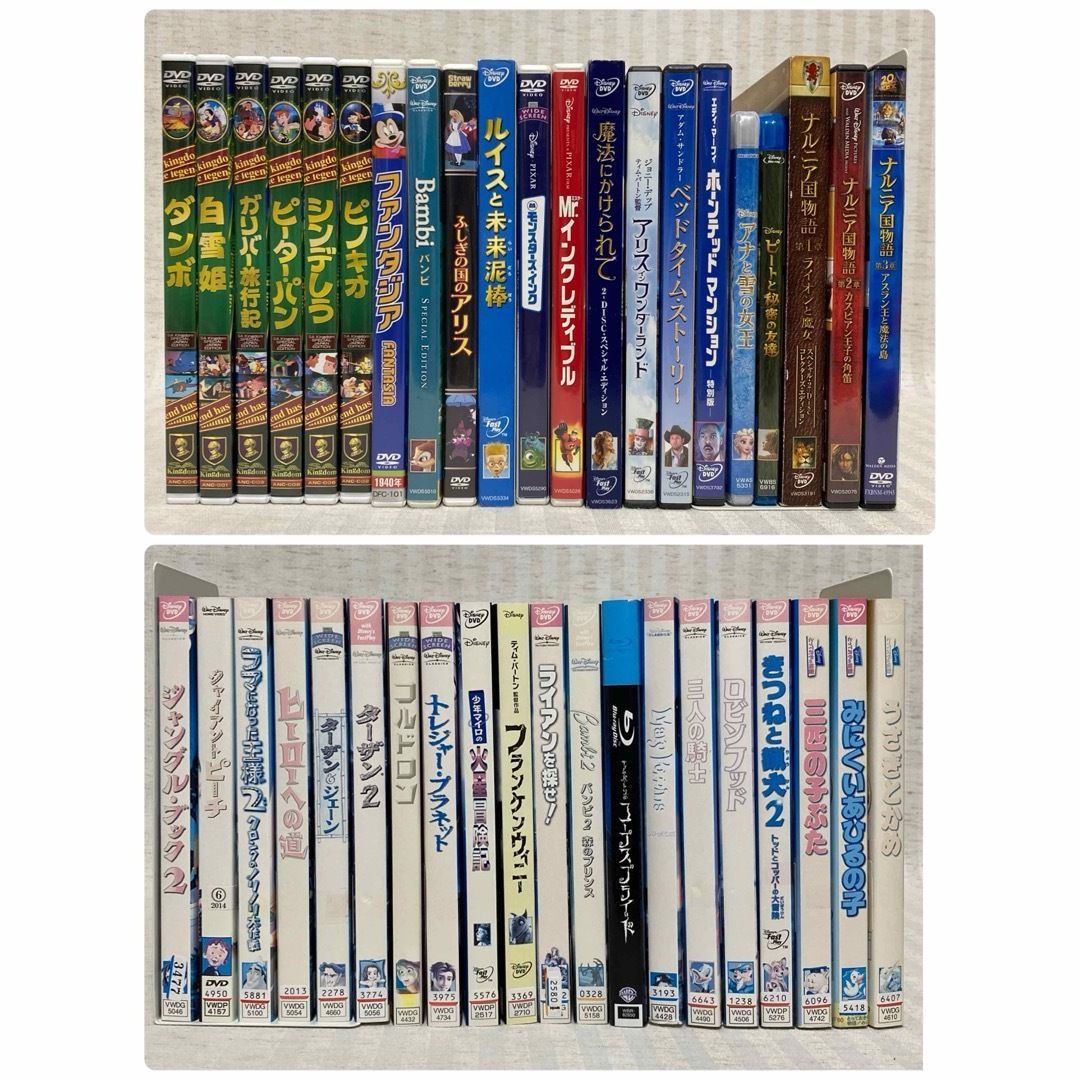 Blu-ray・DVD】ディズニー 42作品 アニメ・実写 名作 まとめ売り 日本
