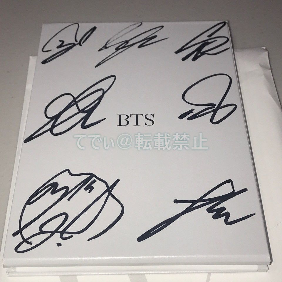 BTS 直筆サイン「Us, Ourselves, & BTS 'We'」 - メルカリ