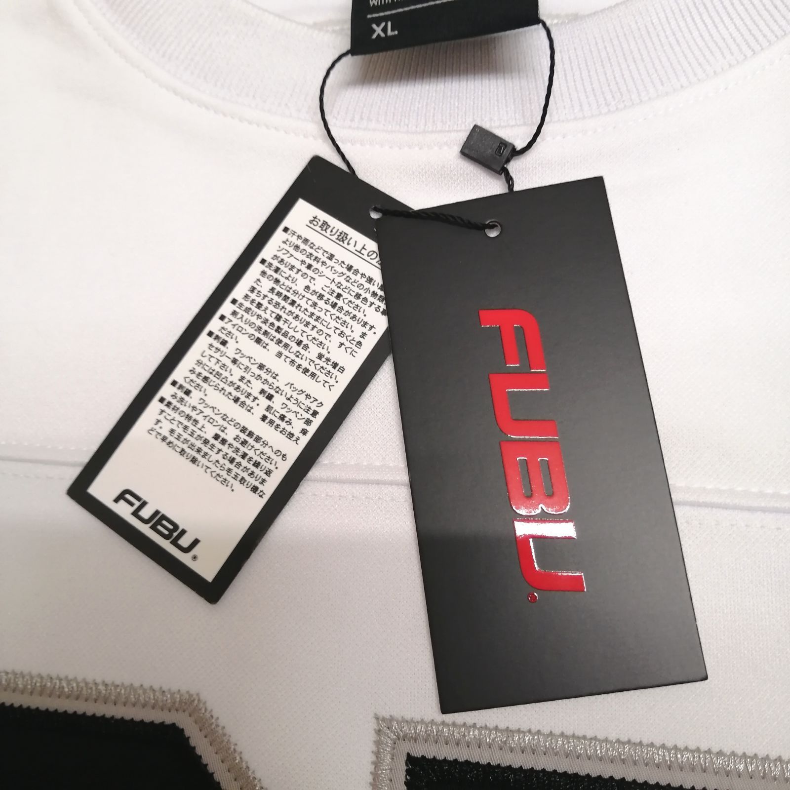 新作】【FUBU／フブ・オリジナルゲームシャツ（ホワイト）】ストリート
