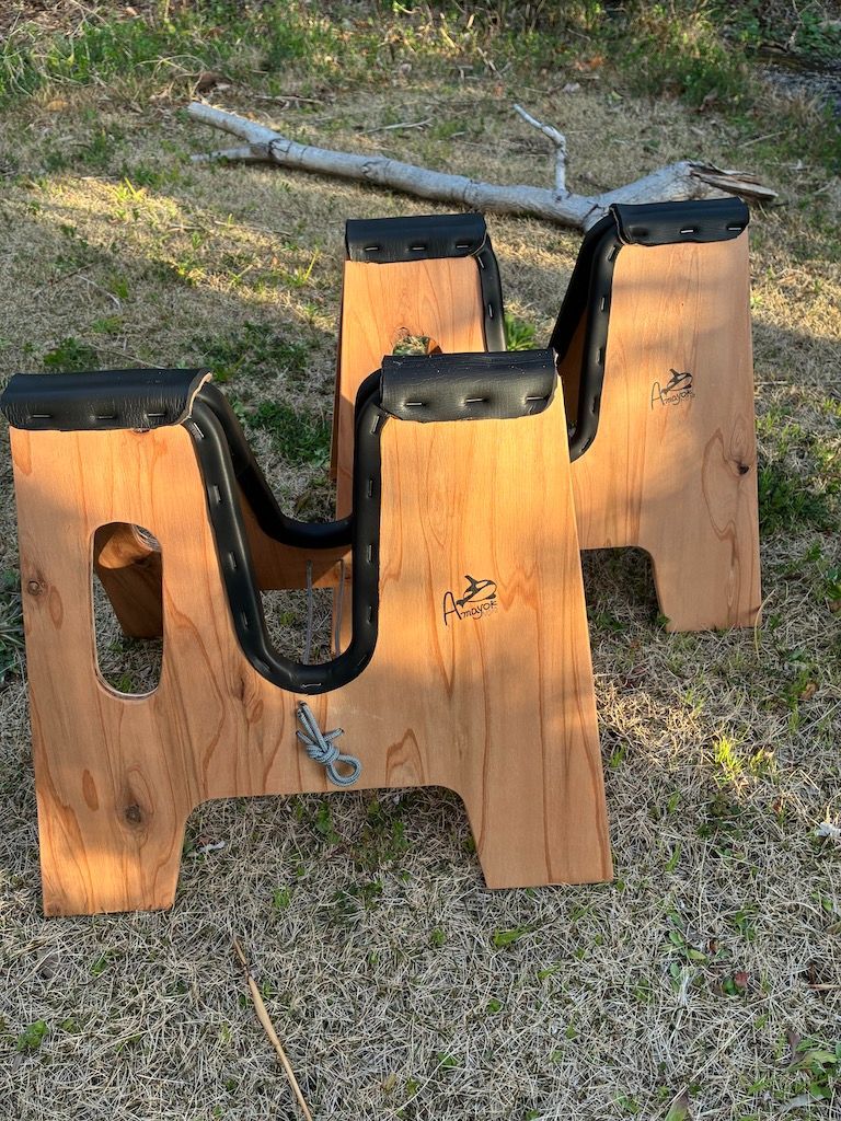 サーフボードスタンド 木製 Amayok - メルカリ