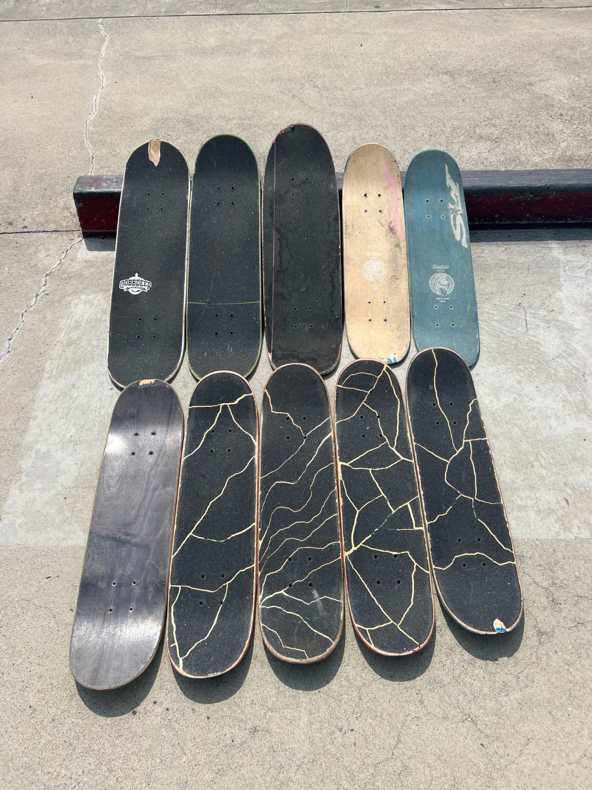 ムラサキパーク公式】スケートボード廃デッキ 10枚SET - メルカリ
