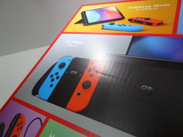 25.Nintendo Switch 有機ELモデル Joy-Con(L) ネオンブルー/(R) ネオン