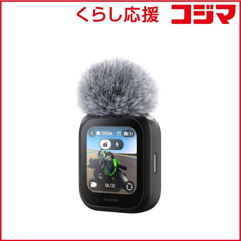 新品 未開封 】 INSTA360 マイク内蔵 GPS プレビューリモコン ブラック