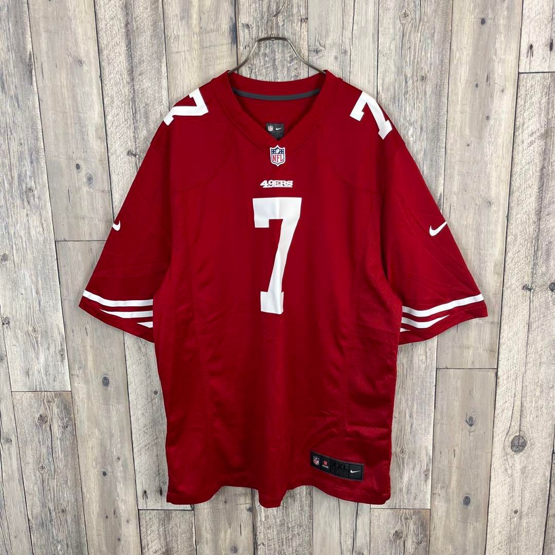 ナイキ NFL プリントチームロゴ ラムズ アメフトゲームシャツ XL 5459