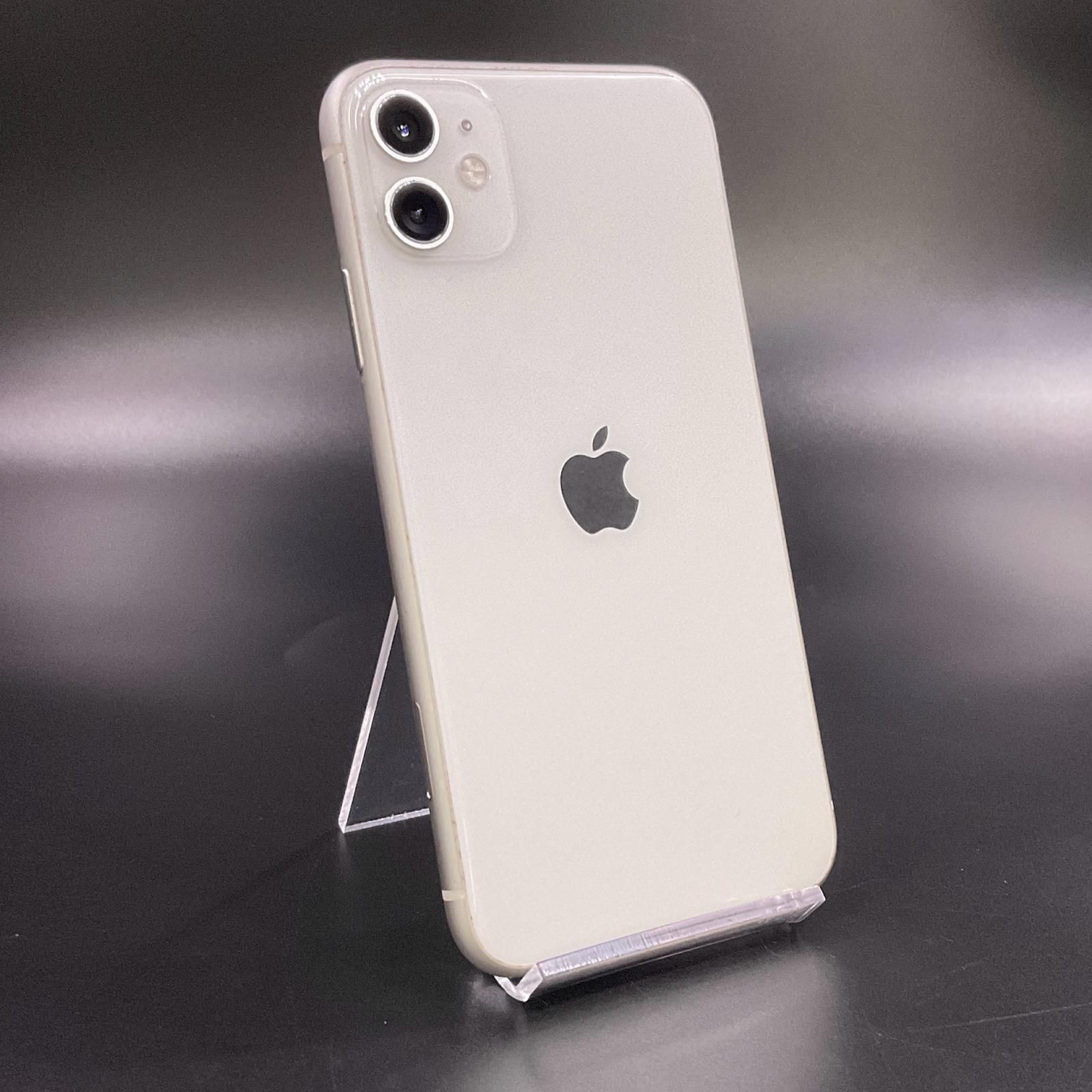 Apple iPhone 11 128GB ホワイト SIMフリー 白ロム 動作確認済 75