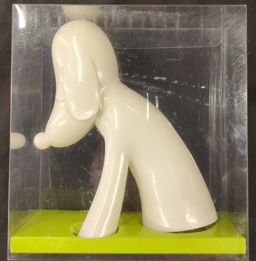 リンデン 奈良美智 あおもり犬貯金箱 白 - メルカリ