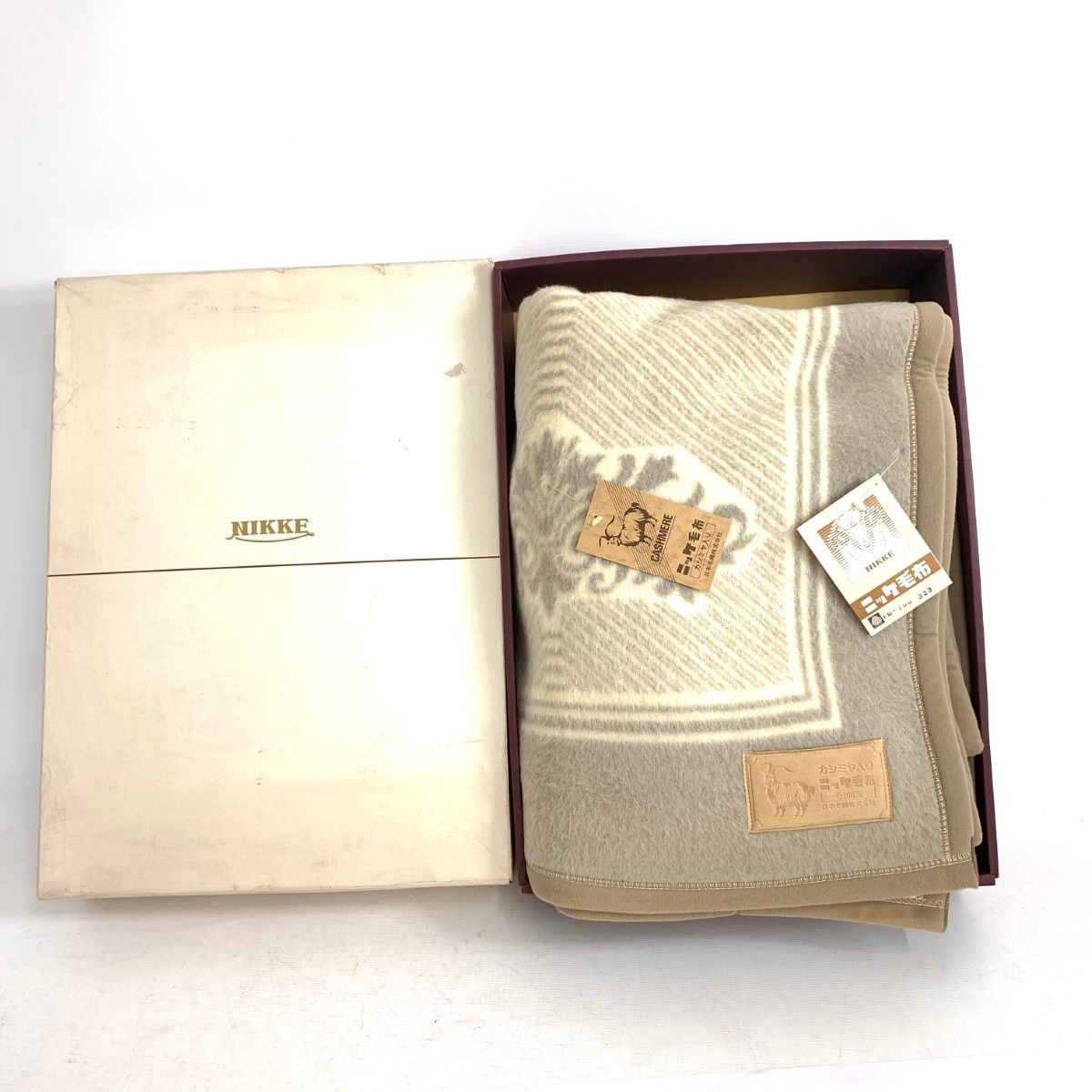 NIKKE ニッケ カシミヤ入り毛布 140×200 ウール ユニセックス 寝具