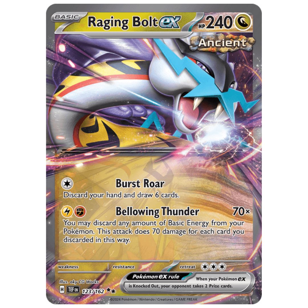 ポケカ タケルライコex Raging Bolt ex 英語版 海外版 123/162 - メルカリ