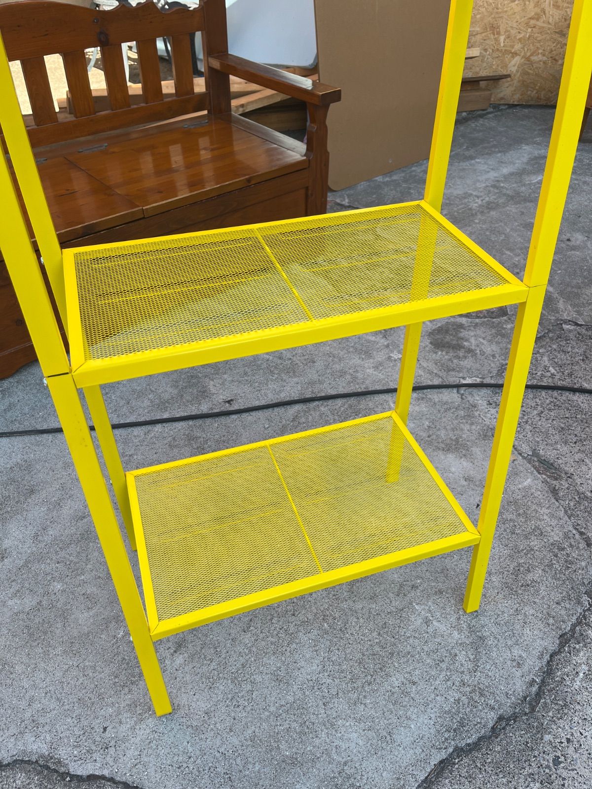 廃盤】IKEA イケア レールベリ 廃盤色 イエロー 黄色 ラック 収納棚