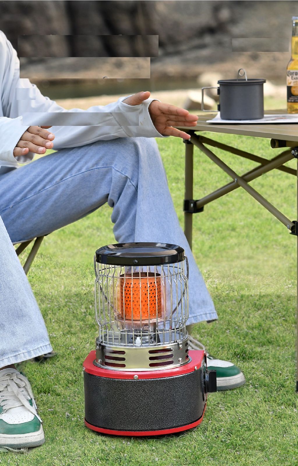 カセットガスストーブ ガスヒーター キャンプ デカ暖 1台3役 電源不要