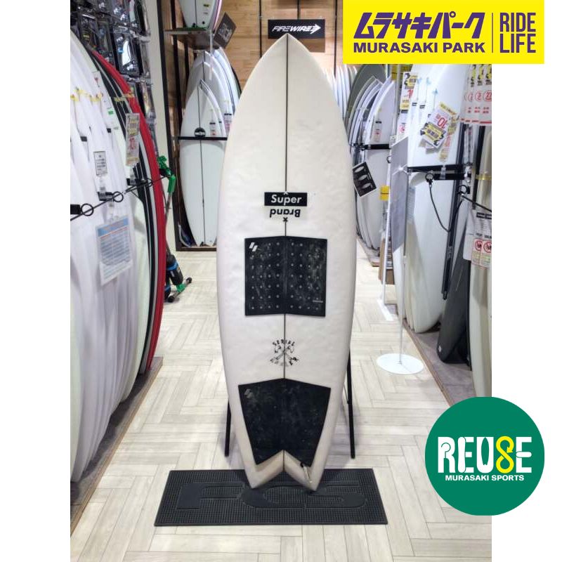 中古サーフボード【SUPER BRAND】SERIAL KEELER 5'6 - メルカリ