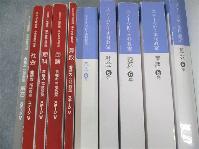 日能研 小6 合格力完成/本科教室/栄冠への道など ステージIV/V 国語