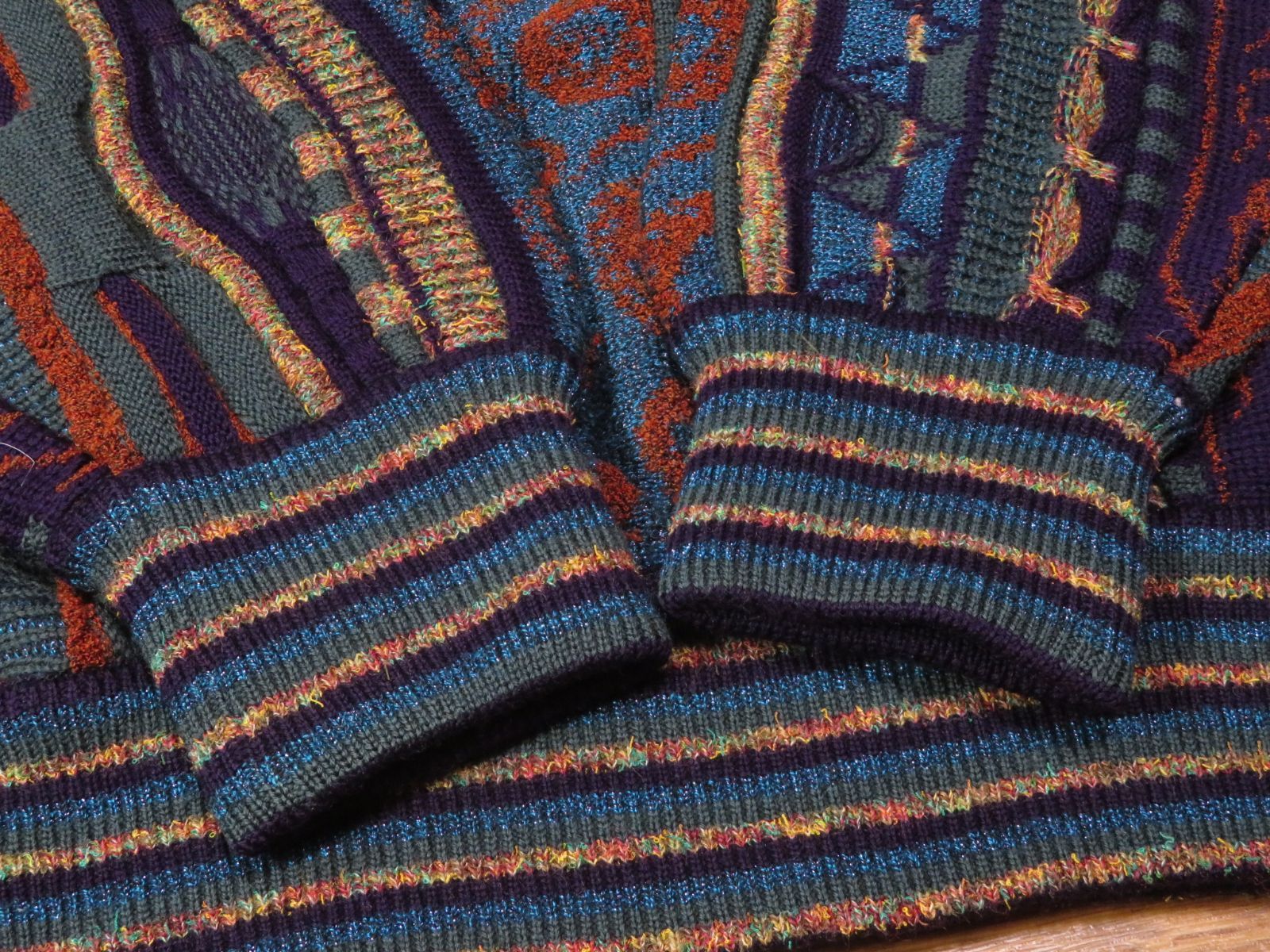 ✅️ J′s ジャンボ尾崎 尾崎将司 ラメ入り 3Dニット ゴルフウエア