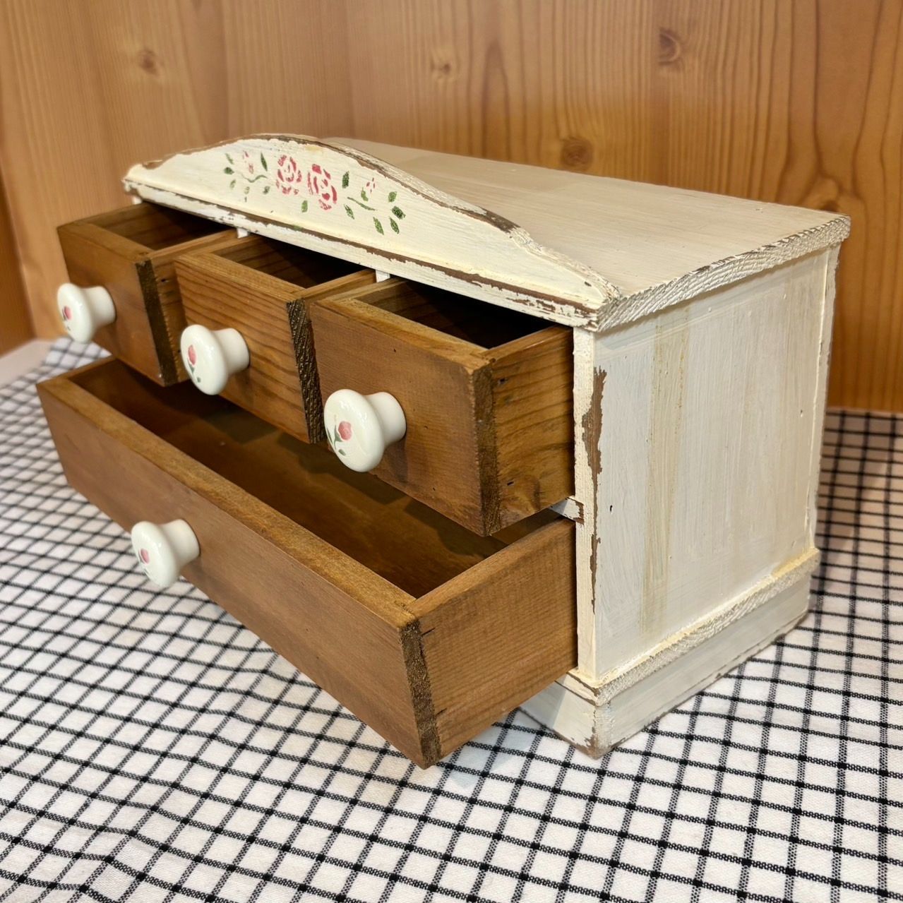 マニーローズ 希少品 メゾンドマニー 小物入れ 小家具 カントリー家具