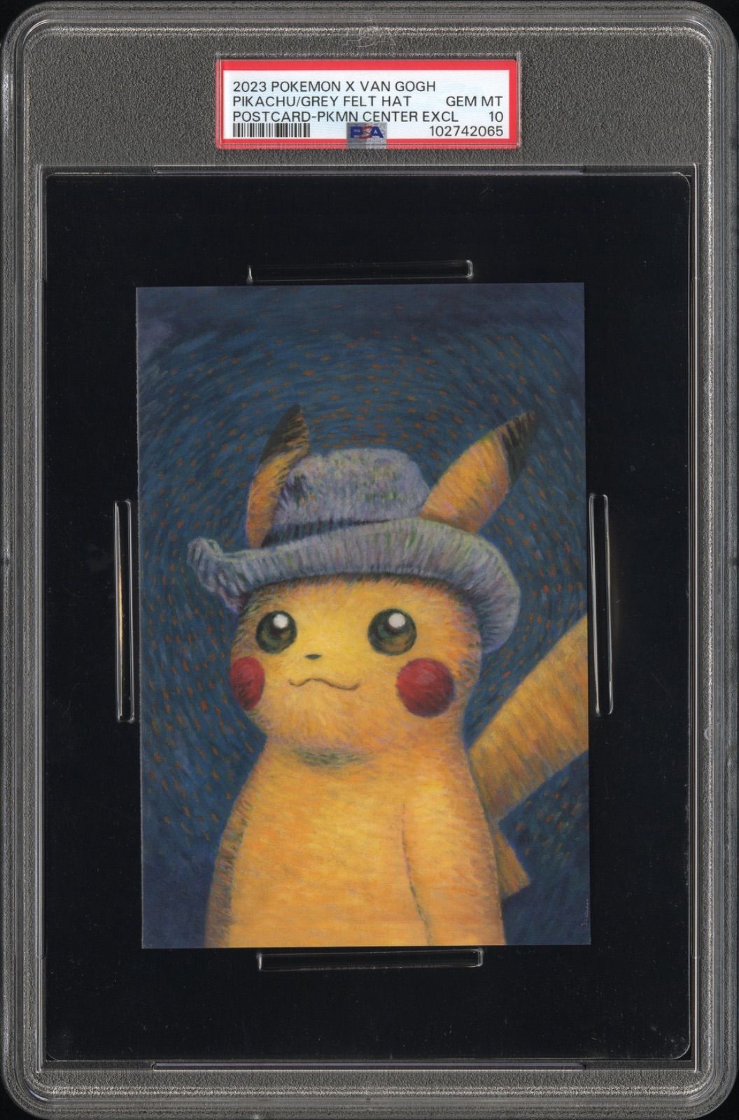 PSA10】ゴッホピカチュウ ポストカード ゴッホ展 ジャンボカード #1