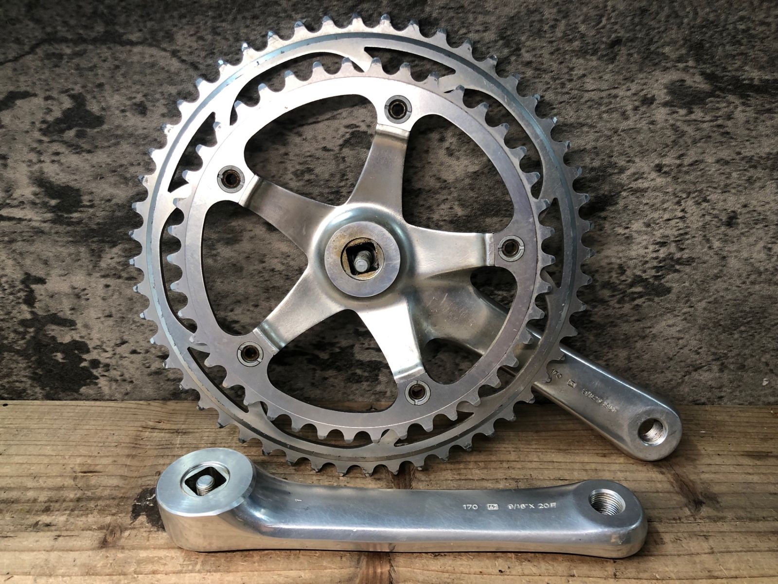 JI607 カンパニョーロ CAMPAGNOLO アテナ ATHNA クランクセット 170mm