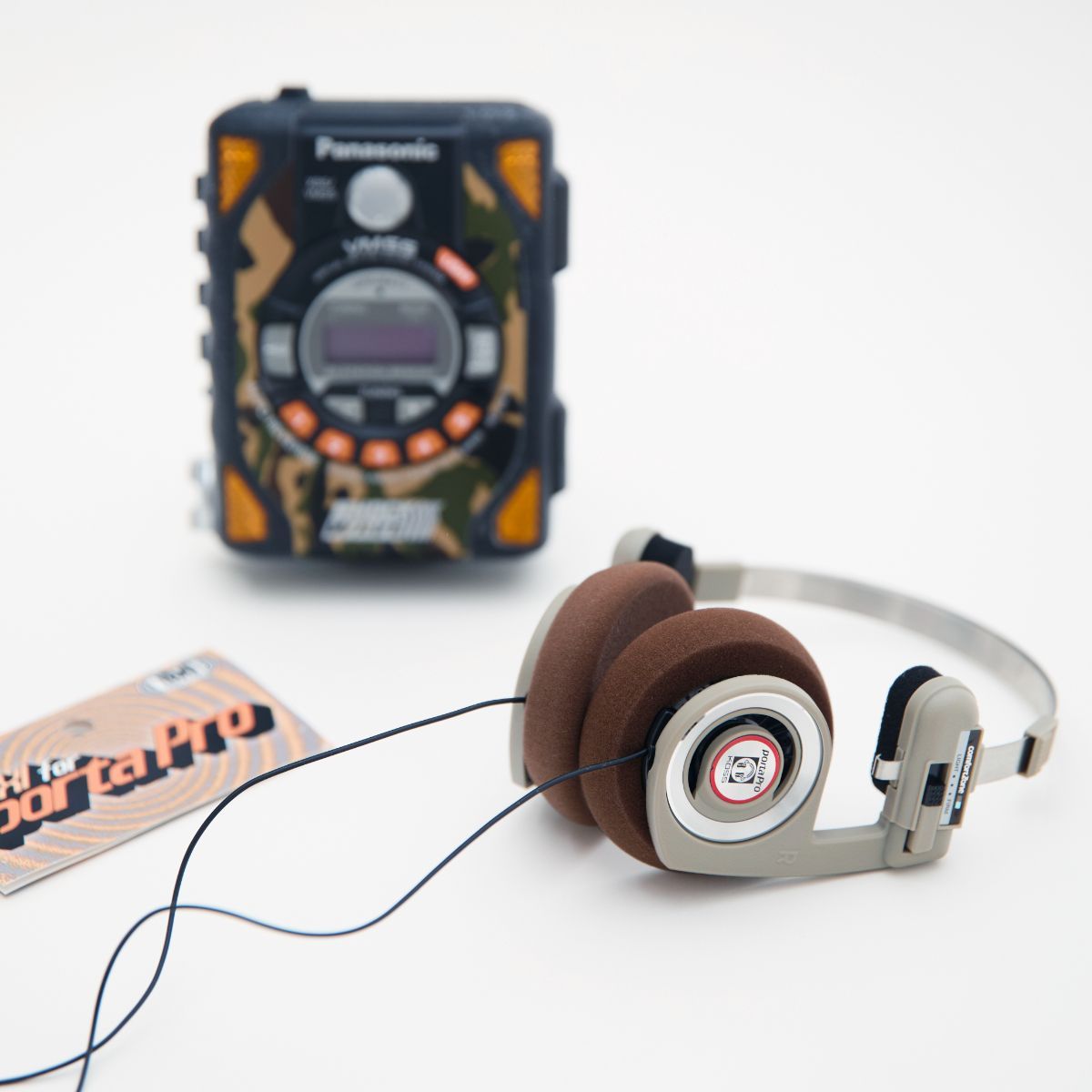 KOSS PORTAPRO KHAKI(ベージュ) +YAXI イヤーパッド 選べる2カラー