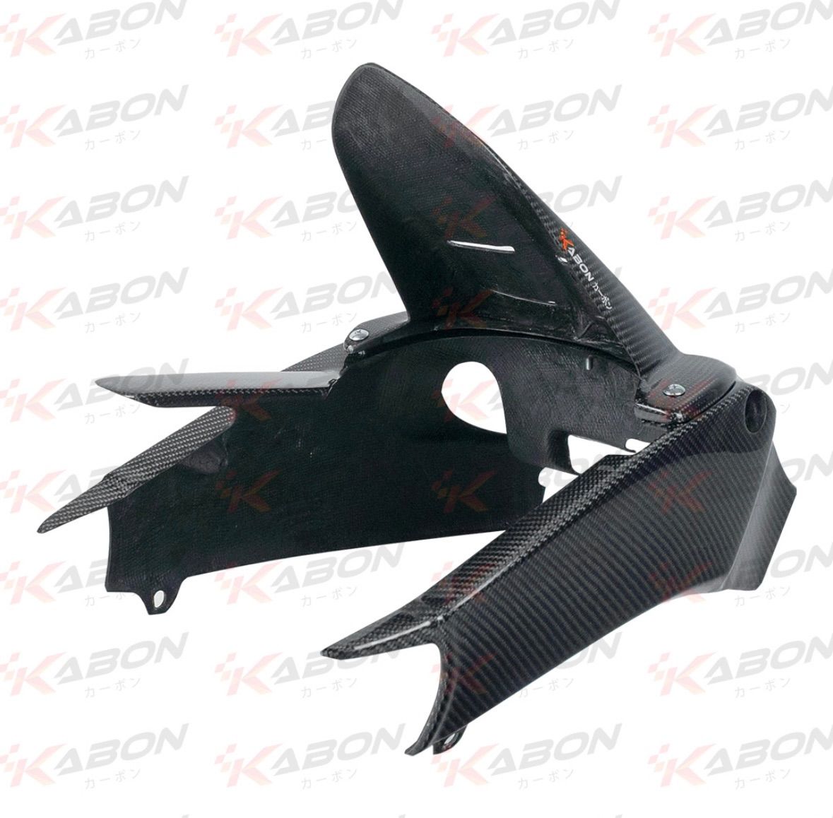 ZX25R カーボンリアフェンダースイングアム(ZX6R風) - メルカリ