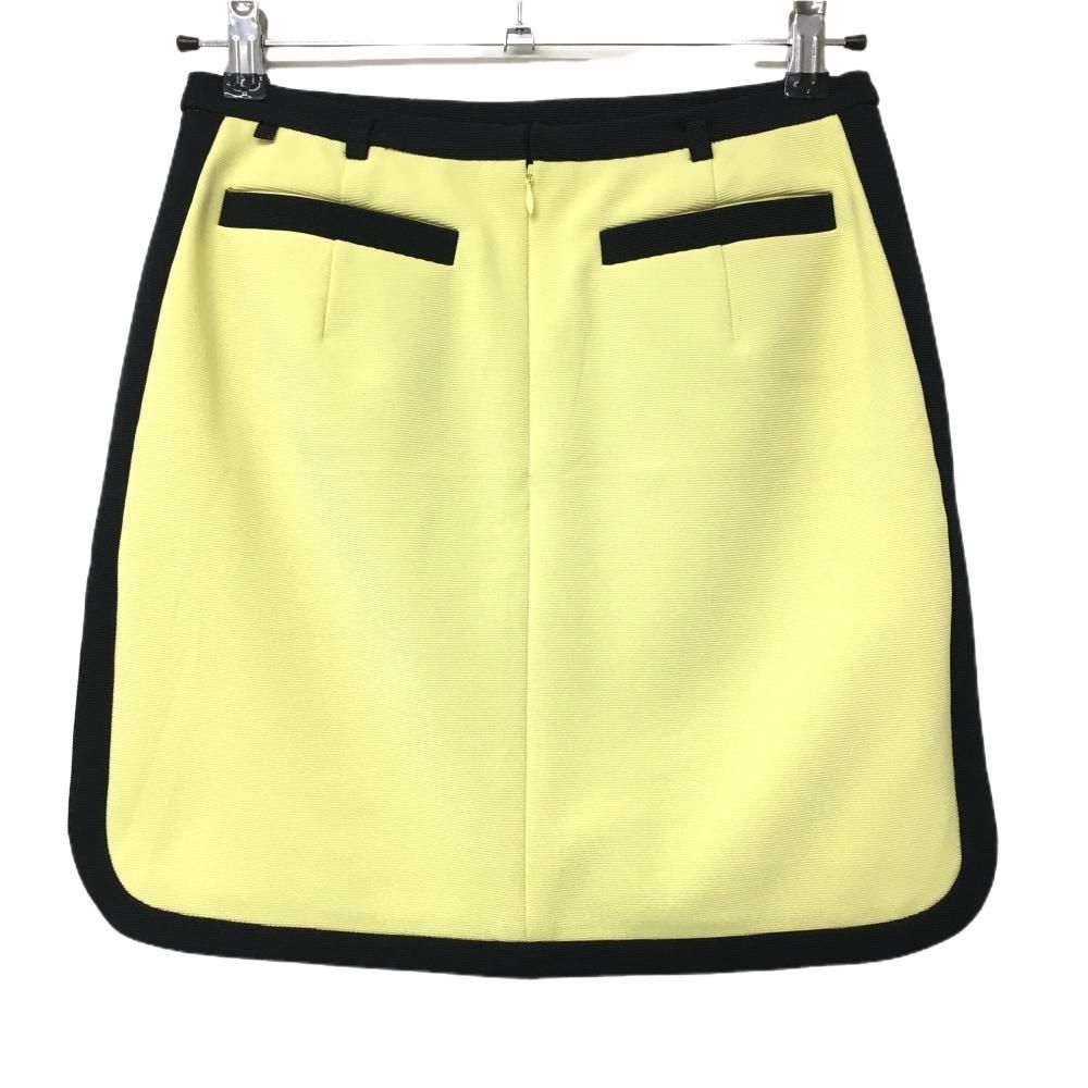 超美品】アルチビオ スカート イエロー×ネイビー 織生地 パイピング
