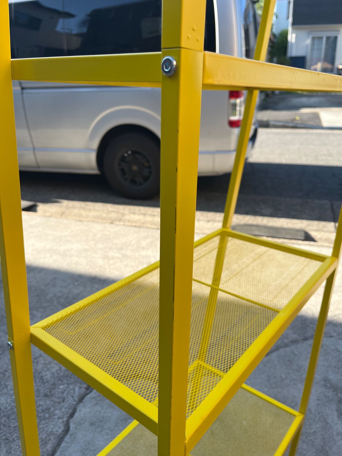 廃盤】IKEA イケア レールベリ 廃盤色 イエロー 黄色 ラック 収納棚