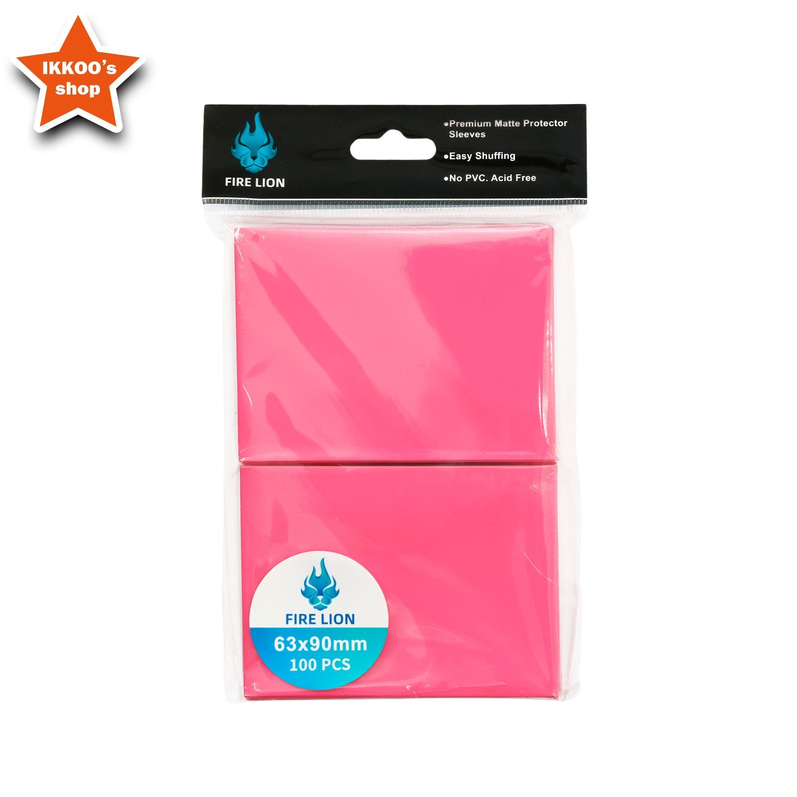 待望の単品発売】ミニサイズ 遊戯王サイズ カードスリーブ ピンク 100