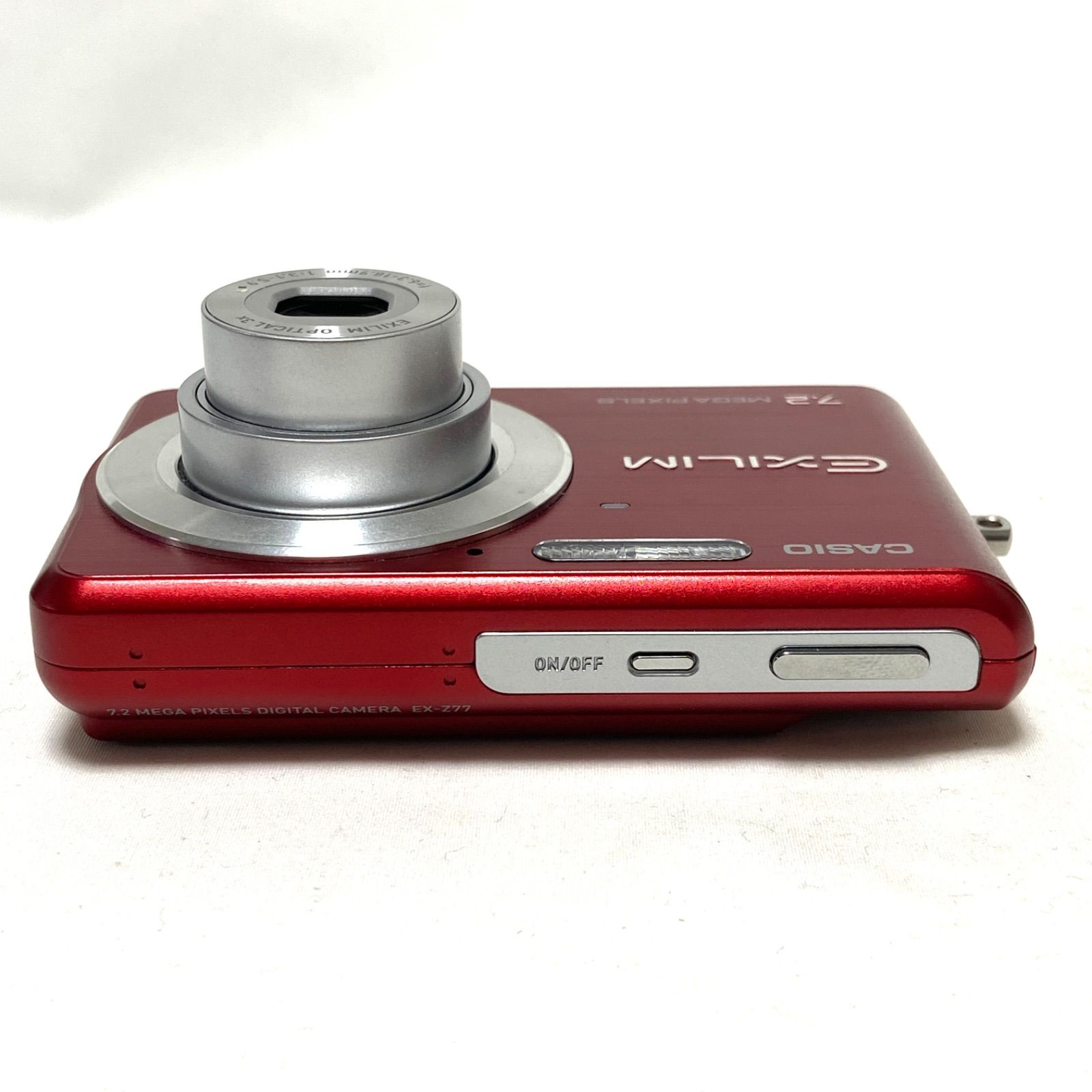 CASIO EXILIM EX-Z77 レッド コンパクトデジタルカメラ コンデジ