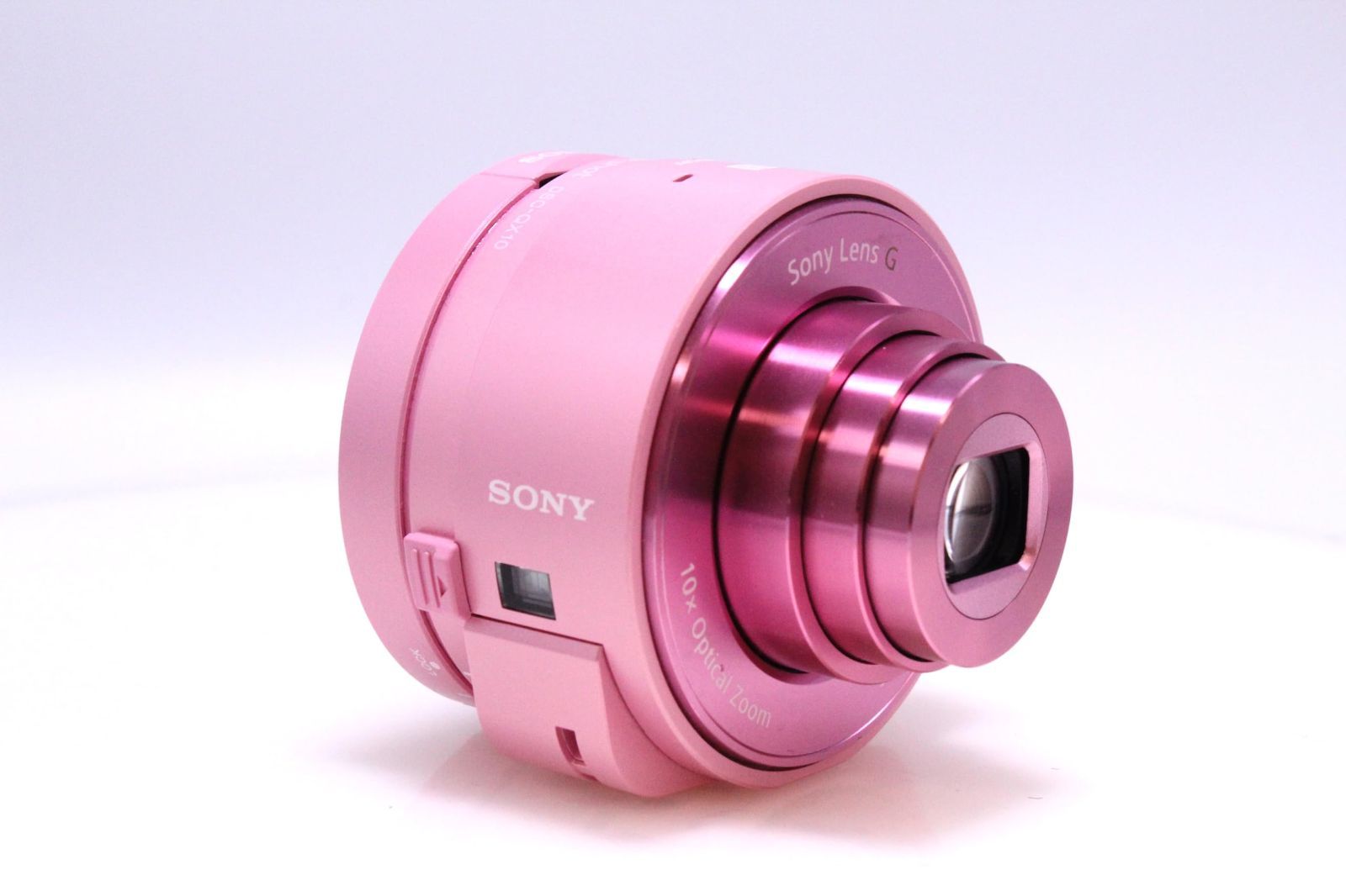 美品】SONY DSC-QX10-P デジタルカメラ Cyber-shot レンズスタイル