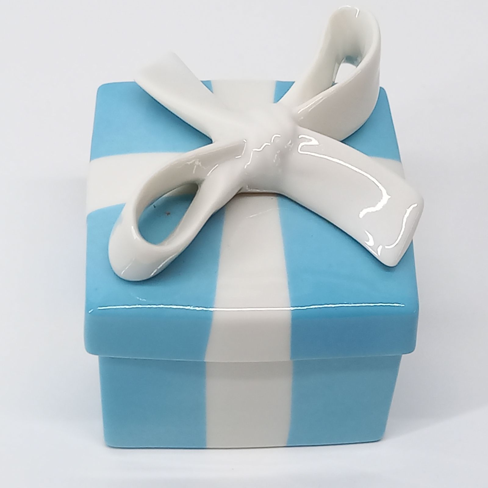Tiffany ティファニー ジュエリーボックス 5.5㎝ 陶器 プレゼント