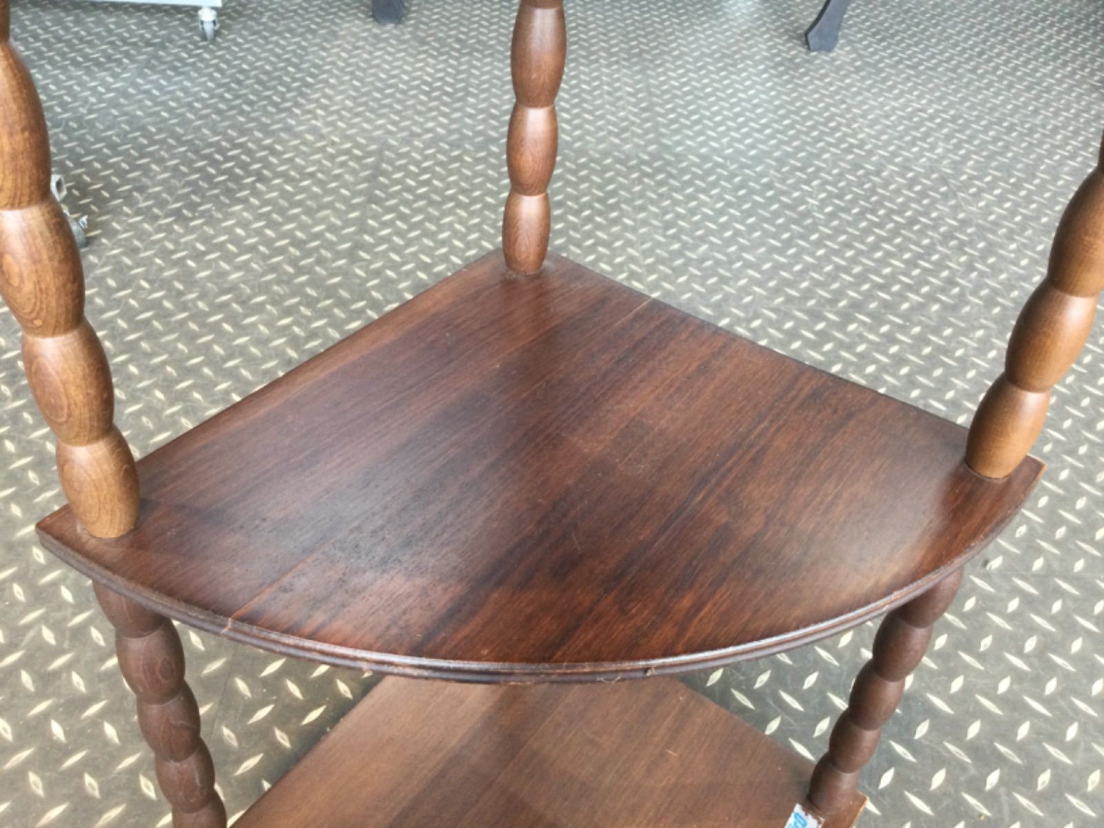 値下げ 昭和レトロ najicoナジコ 木製コーナーラック 小売 飾り棚