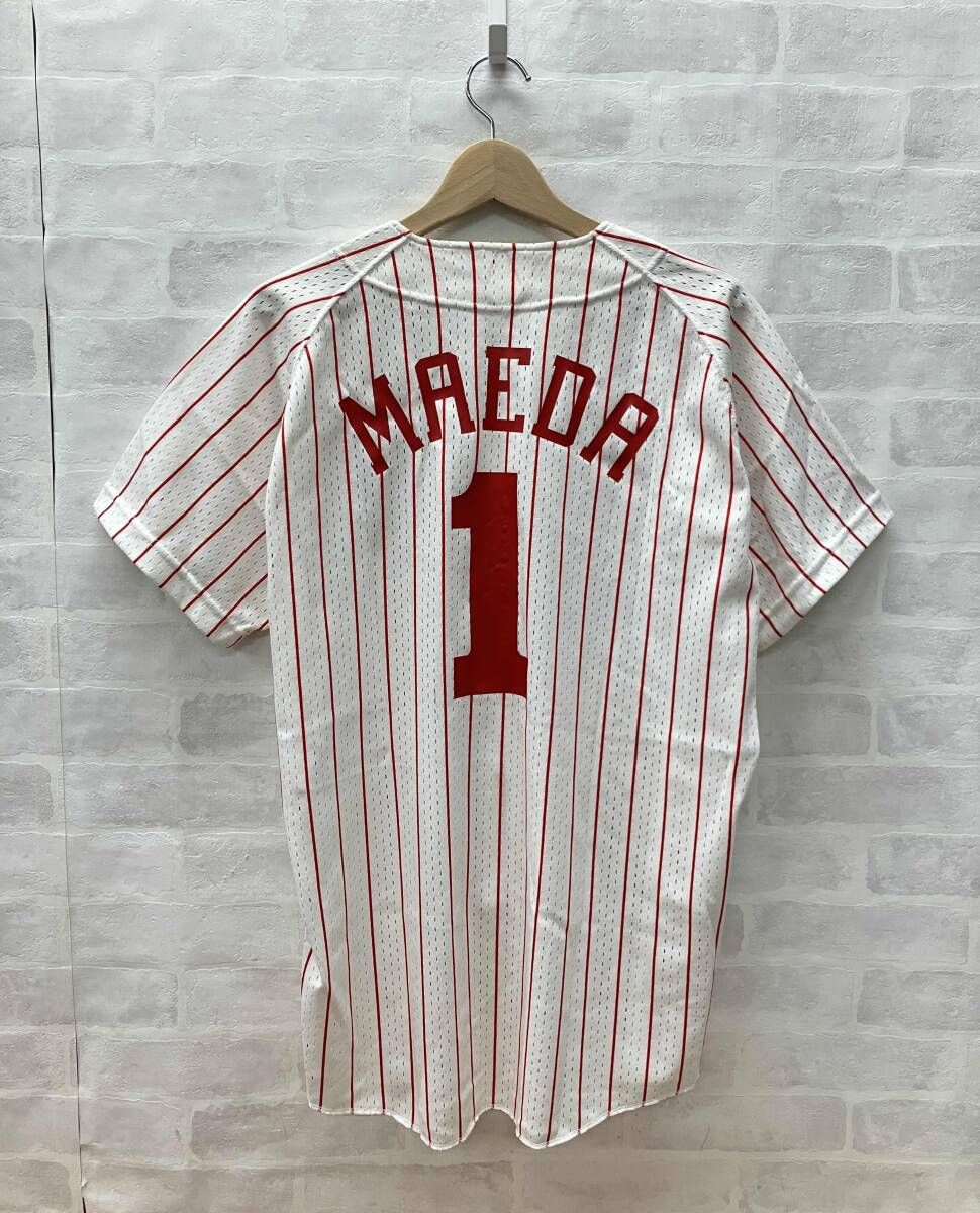 ☆MIZUNO製 広島 カープ ユニフォーム 番号1 前田 サイズL - メルカリ